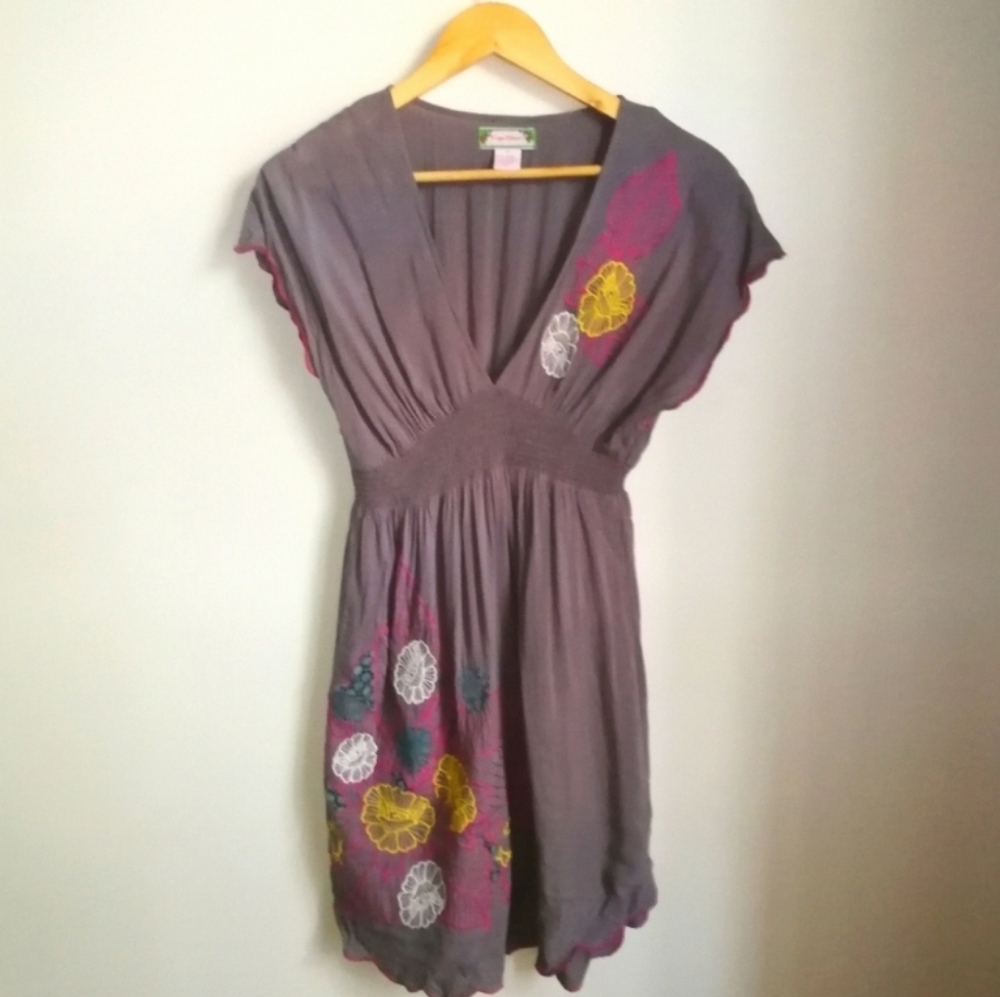 🎉3 for $40🎉 FLYING TOMATO Charcoal Boho Dress